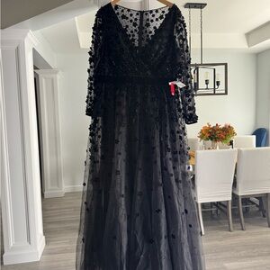 Elegant Black Evening Gown